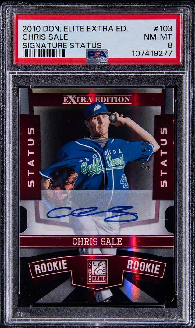 2010 Panini Donruss Elite Extra Edition Chris Sale Autograph #103 card image