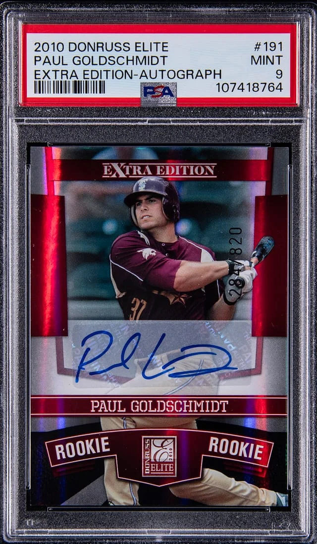 2010 Panini Donruss Elite Extra Edition Paul Goldschmidt Autograph #191 card image
