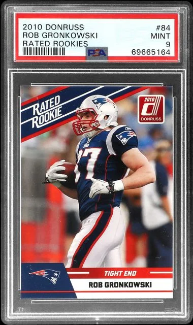 2010 Panini Donruss Rob Gronkowski Rated Rookies #84 card image