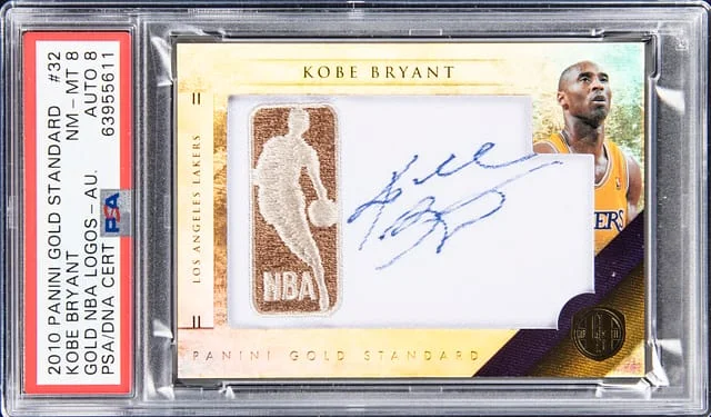 2010 Panini Gold Standard Kobe Bryant Gold NBA Logos #32 card image