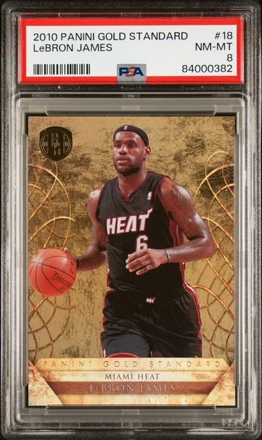 2010 Panini Gold Standard LeBron James #18 card image