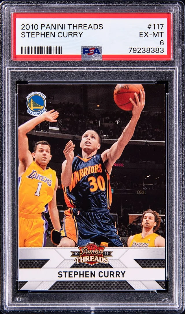 2010 Panini Stephen Curry Threads #117 card image