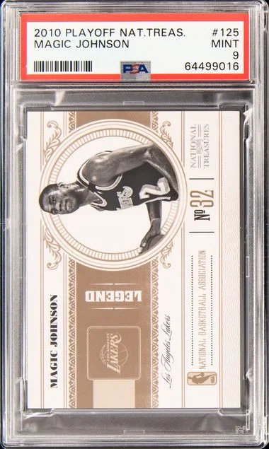 2010 Playoff Magic Johnson National Treasures #125 card image