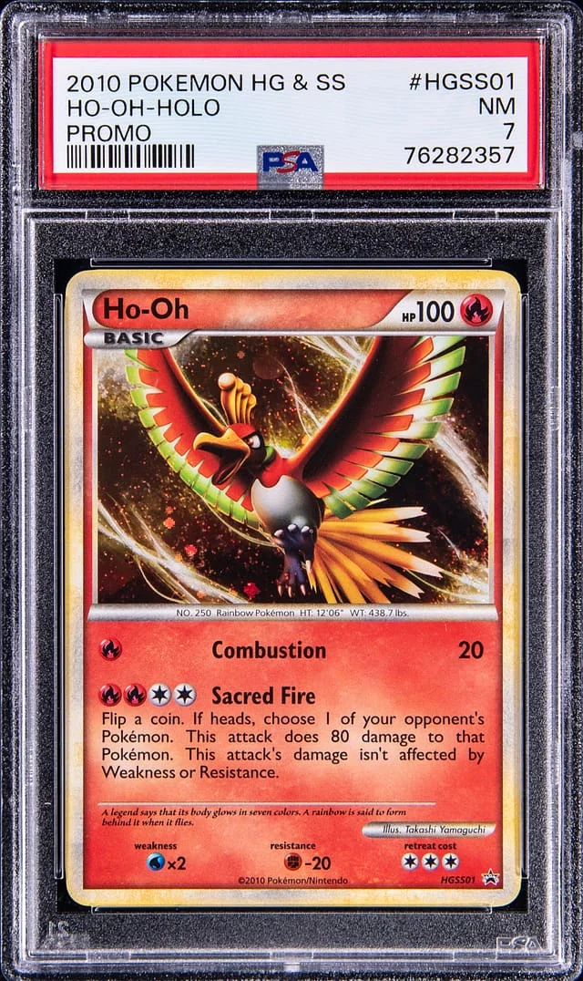 2010 Pokemon Heartgold & Soulsilver Promo Ho-Oh-Holo #HGSS01 card image
