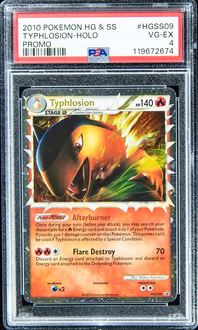2010 Pokemon Heartgold & Soulsilver Promo Holofoil Typhlosion #HGSS09 card image