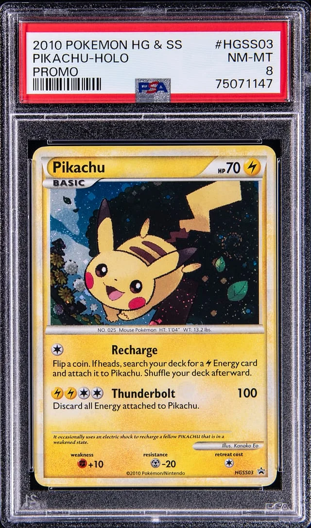 2010 Pokemon Heartgold & Soulsilver Promo Pikachu-Holo #HGSS03 card image