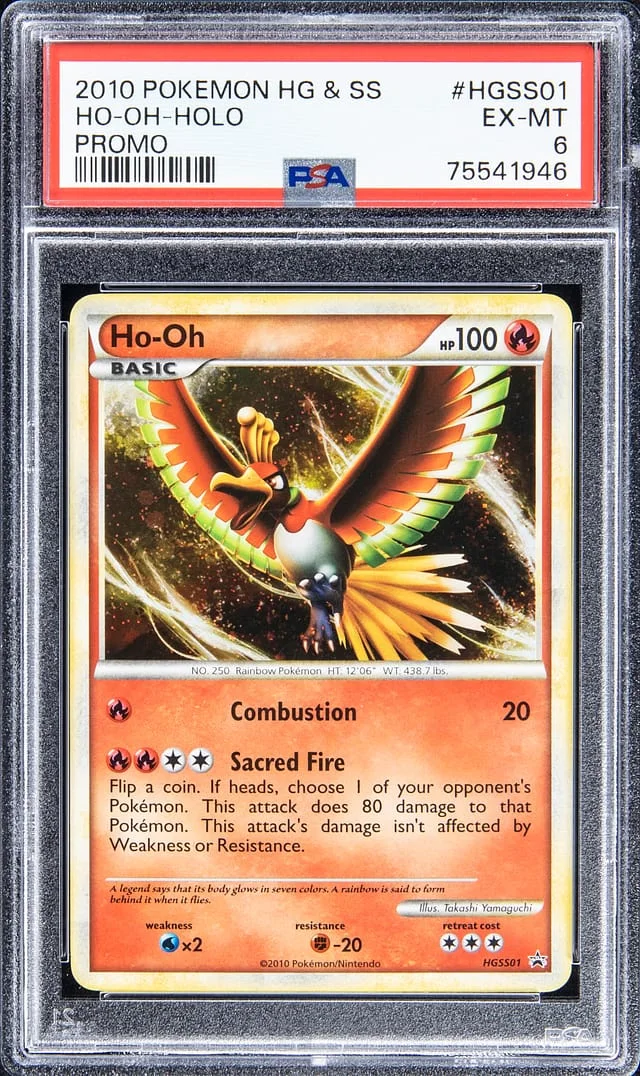2010 Pokemon HG & SS Holofoil Promo Ho-Oh #HGSS01 card image