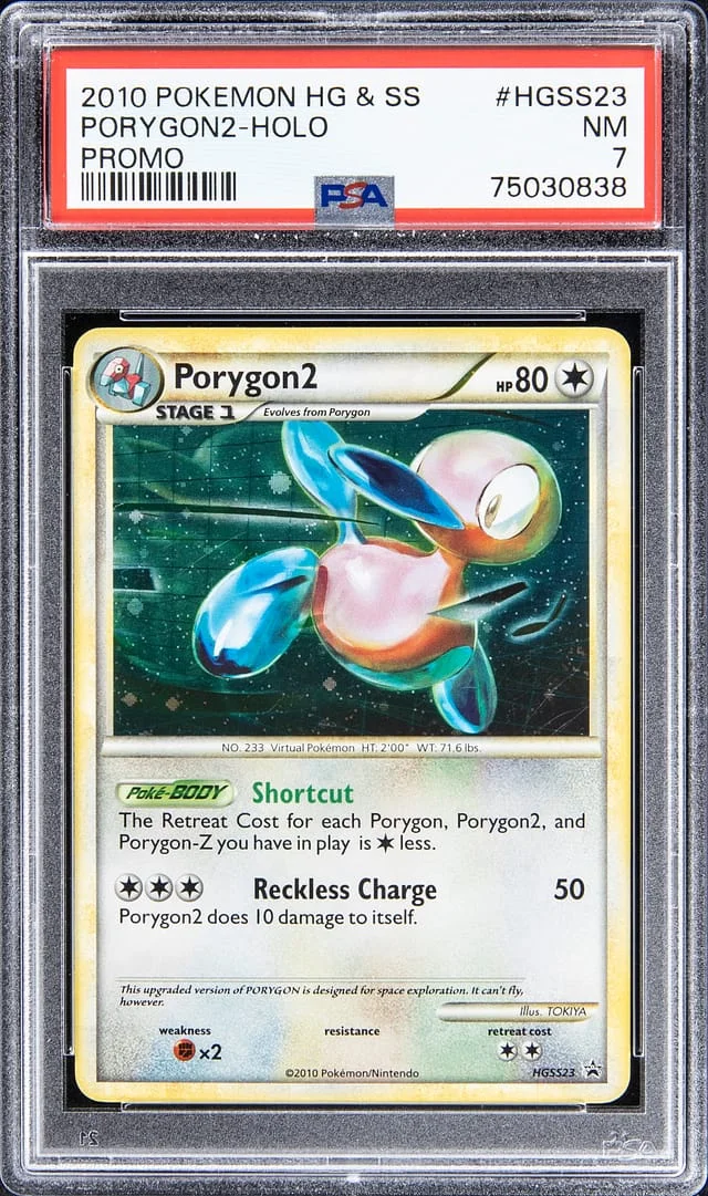 2010 Pokemon HG & SS Holofoil Promo Porygon2 #HGSS23 card image