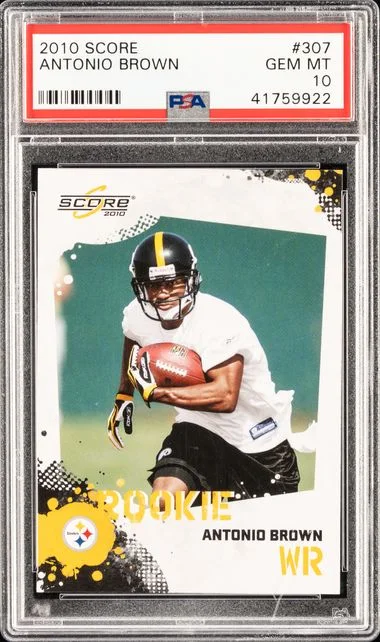 2010 Score Antonio Brown #307 card image