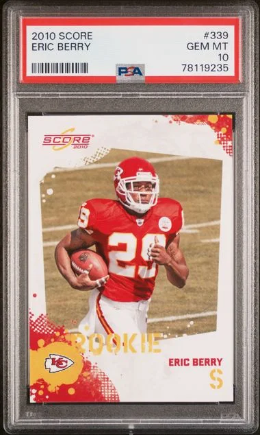 2010 Score Eric Berry #339 card image