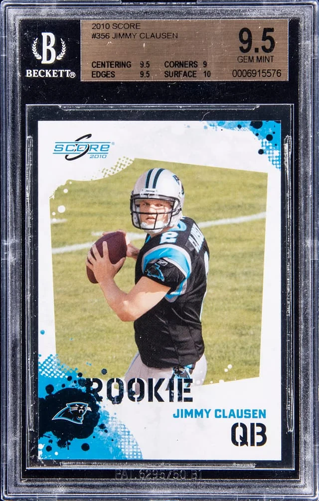2010 Score Jimmy Clausen #356 card image