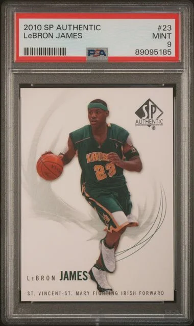 2010 SP Authentic LeBron James #23 card image