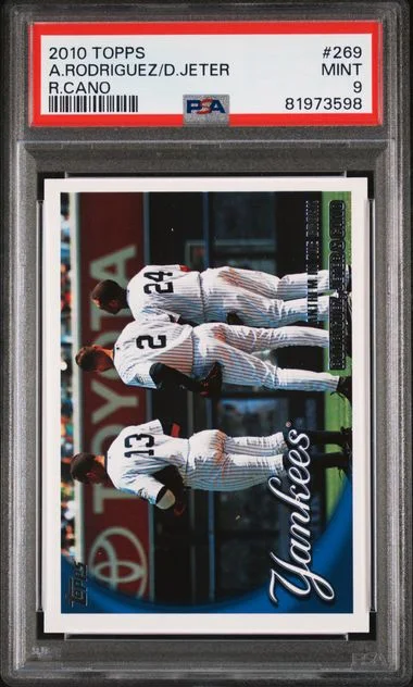 2010 Topps Alex Rodriguez/Derek Jeter/Robinson Cano #269 card image