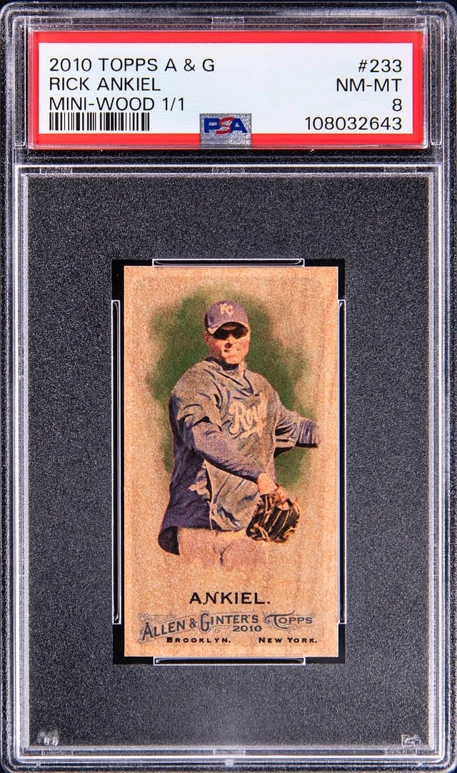 2010 Topps Allen & Ginter Rick Ankiel Mini Wood #233 card image