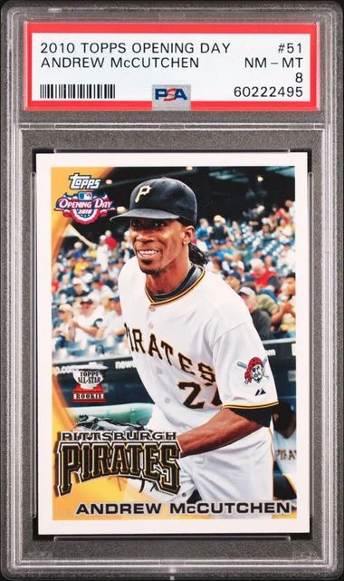 2010 Topps Andrew Mccutchen Opening Day #51 card image