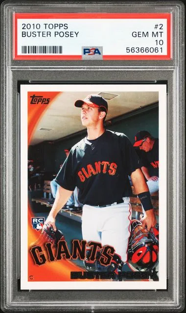2010 Topps Buster Posey #2 card image