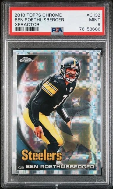 2010 Topps Chrome Ben Roethlisberger XFractor #C132 card image
