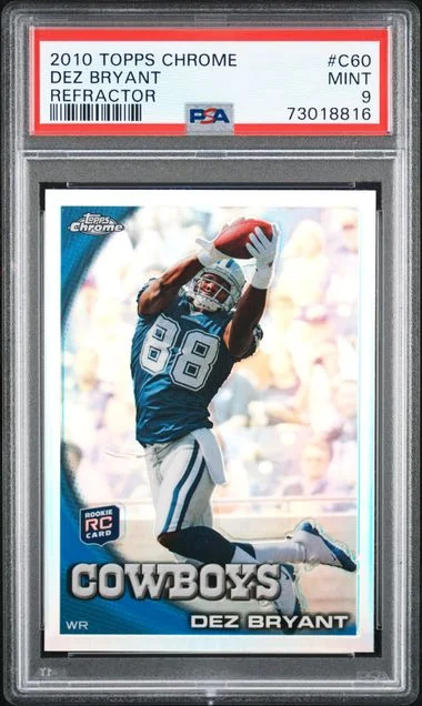 2010 Topps Chrome Dez Bryant Refractor #C60 card image