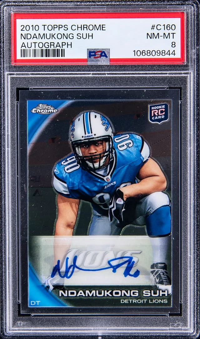 2010 Topps Chrome Ndamukong Suh Autograph #C160 card image