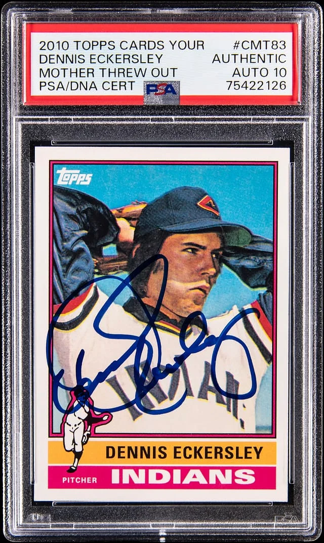 2010 Topps Dennis Eckersley Cards Your Mother Threw Out #CMT83 card image