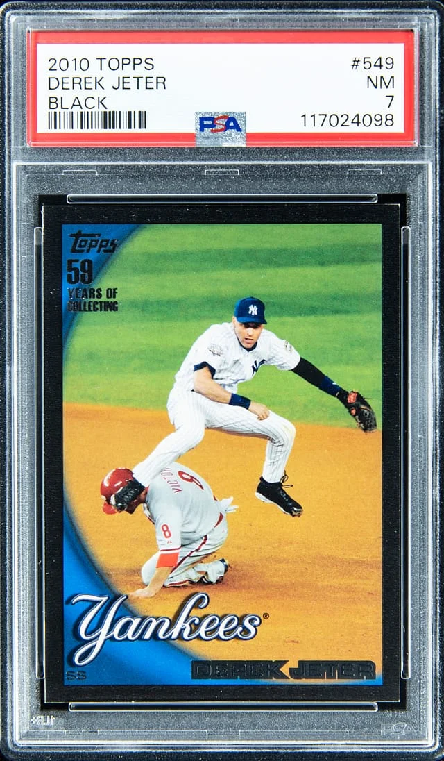 2010 Topps Derek Jeter Black #549 card image