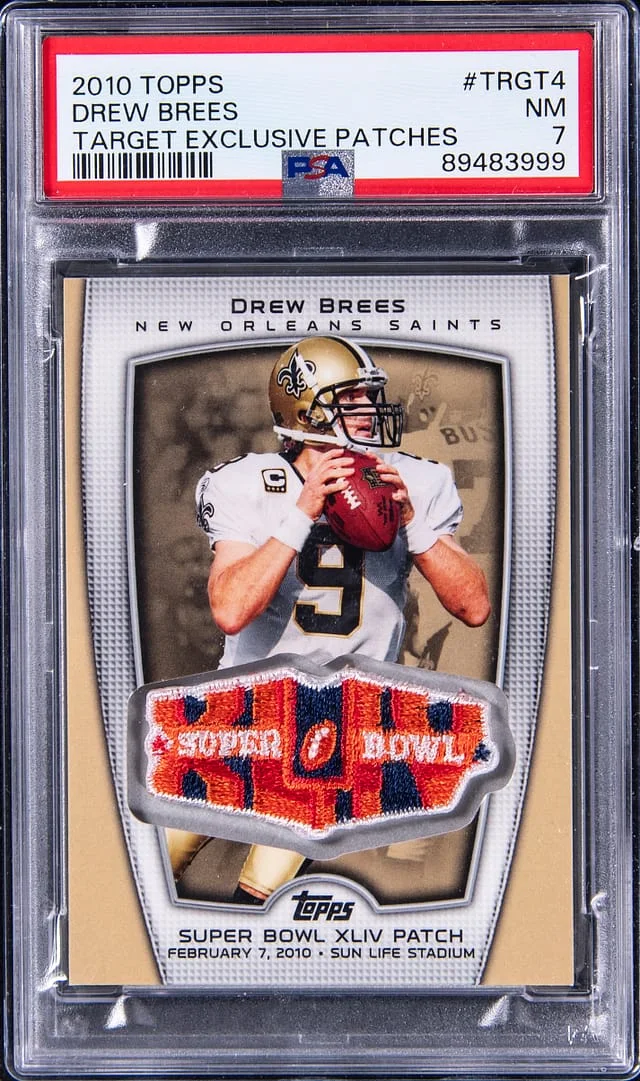 2010 Topps Drew Brees Target Exclusive Patches #TRGT4 card image