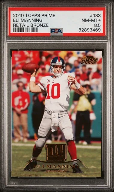 2010 Topps Eli Manning Prime Retail Bronze #133 card image