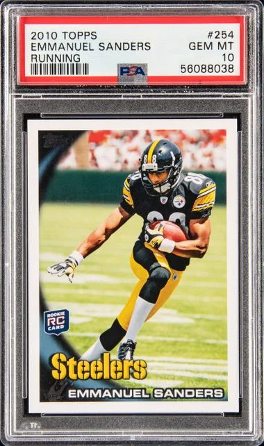 2010 Topps Emmanuel Sanders #254 card image