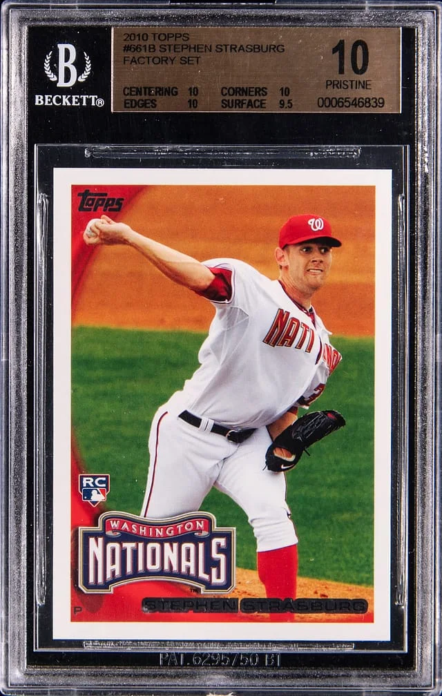 2010 Topps Factory Set Stephen Strasburg #661 card image