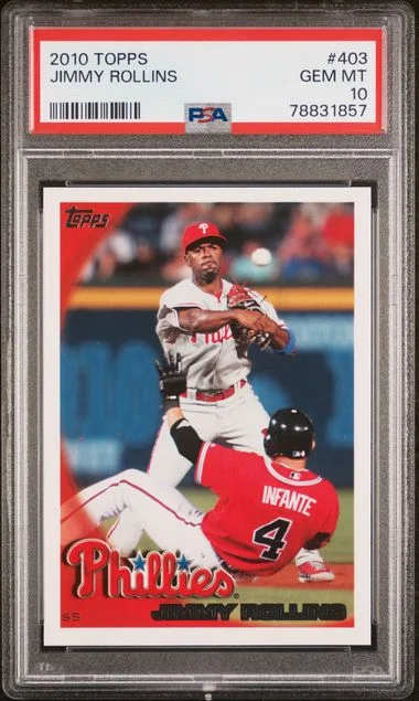 2010 Topps Jimmy Rollins #403 card image