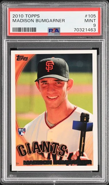 2010 Topps Madison Bumgarner #105 card image