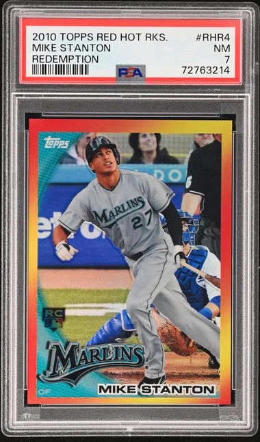 2010 Topps Mike (Giancarlo) Stanton Red Hot Rookies Redemption #RHR-4 card image