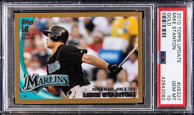 2010 Topps Mike Stanton Gold #US-327 card image