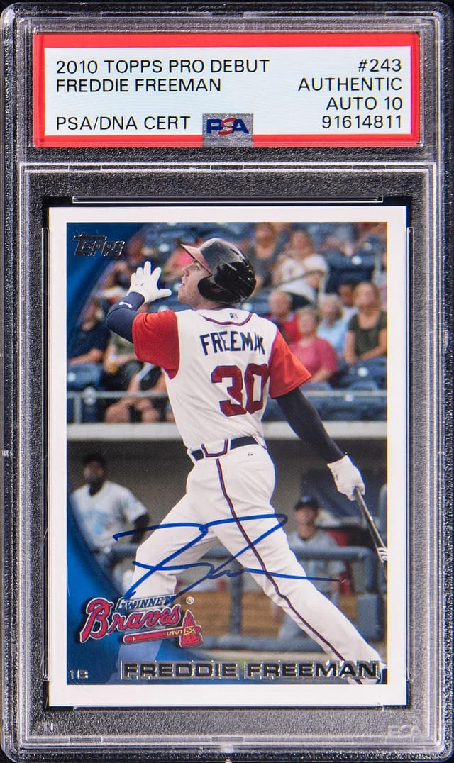 2010 Topps Pro Debut Freddie Freeman #243 card image