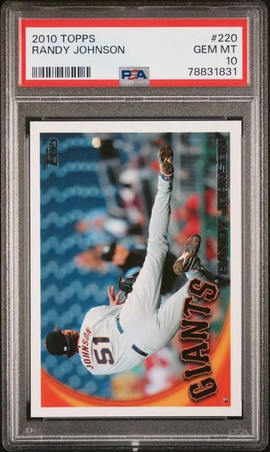 2010 Topps Randy Johnson #220 card image