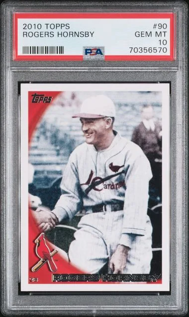2010 Topps Rogers Hornsby #90 card image