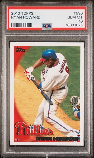 2010 Topps Ryan Howard #590 card image