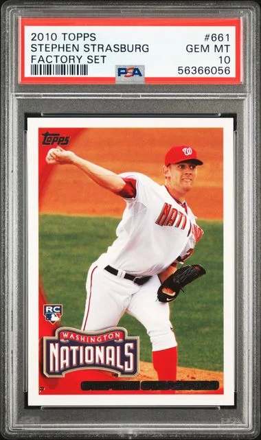 2010 Topps Stephen Strasburg #661 card image