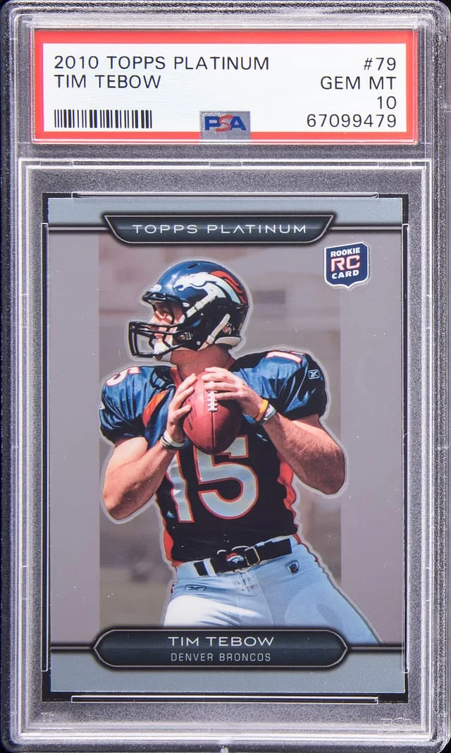 2010 Topps Tim Tebow Platinum #79 card image
