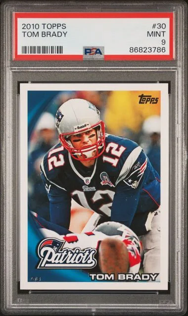 2010 Topps Tom Brady #30 card image