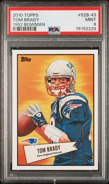 2010 Topps Tom Brady 1952 Bowman #52B-43 card image