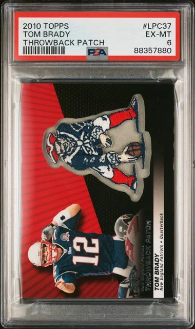 2010 Topps Tom Brady Throwback Patch #LPC37 card image