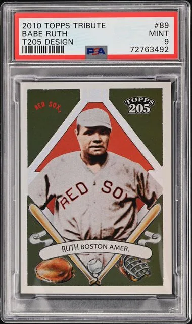 2010 Topps Tribute Babe Ruth T205 Design #89 card image