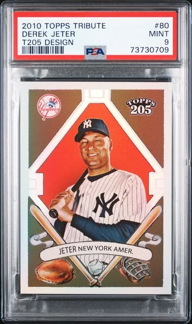 2010 Topps Tribute Derek Jeter T205 Design #80 card image