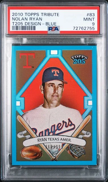 2010 Topps Tribute Nolan Ryan T205 Design Blue #83 card image