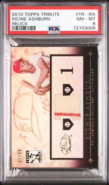 2010 Topps Tribute Richie Ashburn Relics #TR-RA card image