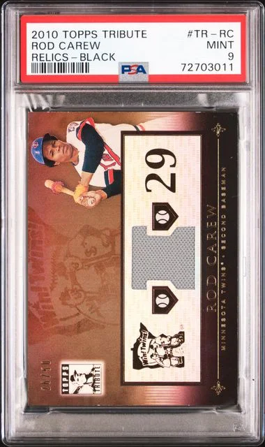 2010 Topps Tribute Rod Carew Relics Black #TR- card image