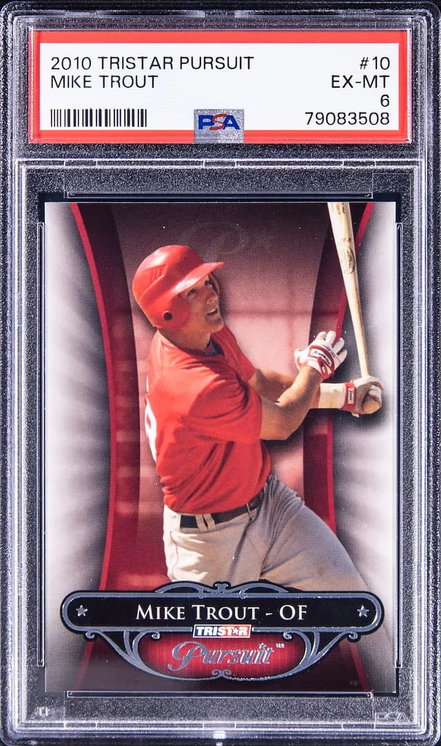 2010 Tristar Pursuit Mike Trout #10 card image