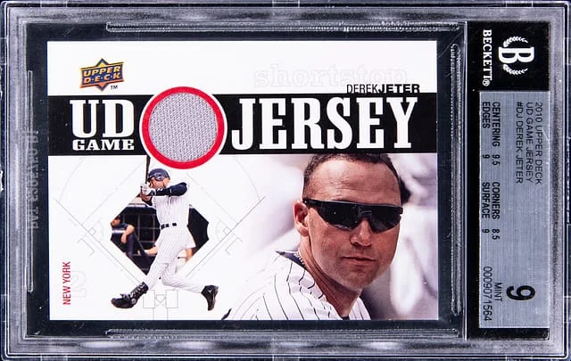 2010 Upper Deck Derek Jeter UD Game Jersey #DJ card image
