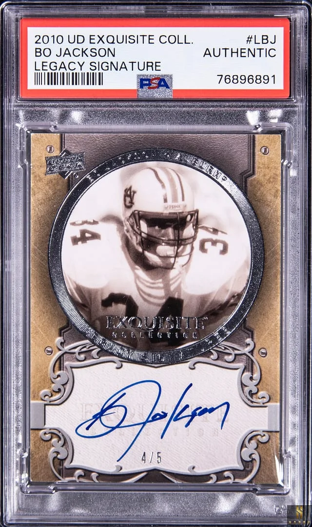 2010 Upper Deck Exquisite Collection Bo Jackson Legacy Signature #L-BJ card image